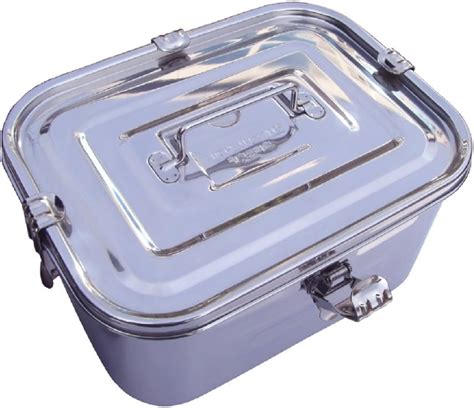 large stainless steel boxes with lids|rectangular stainless steel container.